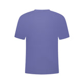 Blue Cotton Men T-Shirt
